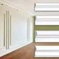 Profilé mural en WPC - Moulure de Décoration composite 4cmx2.5m - SQES