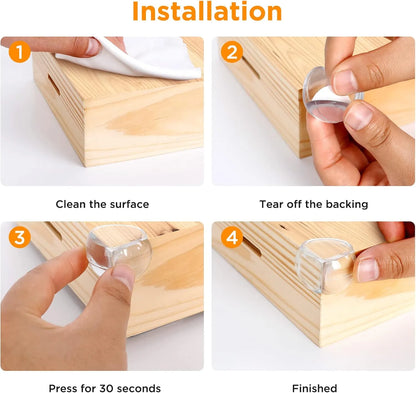 Lot de 4 Protège coin table - Sécurité enfants - Protection pour bébé - SQES