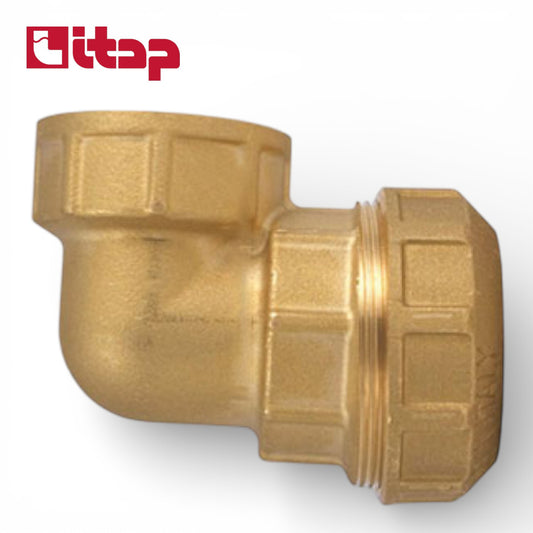 Raccord Coudé Femelle Laiton Polyéthylène ITAP