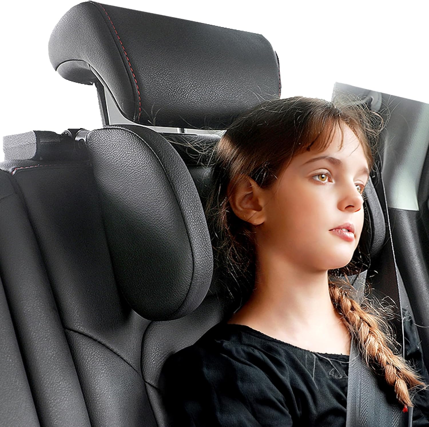 Appuie-Tête De Voiture Réglable - Largeur 20-30 Cm - Pivotant 360° - Pour Enfants Et Adultes - 10