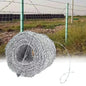 Fil Barbelé Galvanise Haute Protection Fil De Fer Barbelé, Clôture en Fil Galvanisé, Clôture en Fil De Fer Barbelé - 200m - SQES
