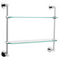 Tablette double en verre yasmine  - SOPAL