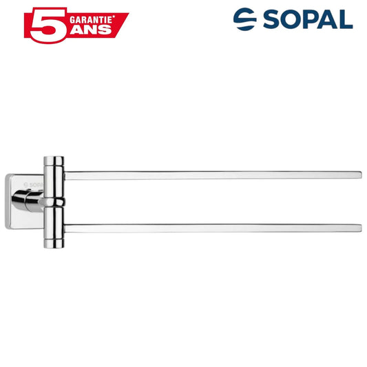 Porte serviette double mobile Ward - SOPAL SB74A04 - SQES