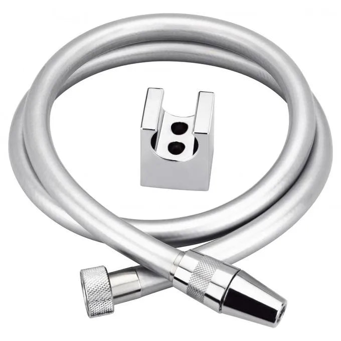 SOPAL Flexible de Toilette ZARZIS Gris argent - Tuyau pour WC 1m - SQES