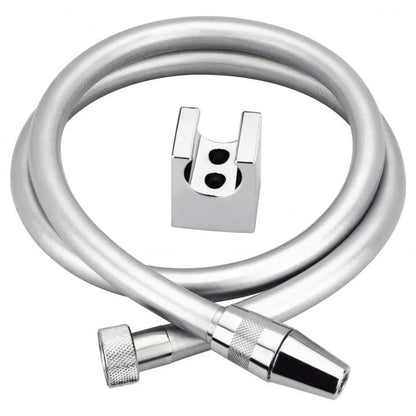 SOPAL Flexible de Toilette ZARZIS Gris argent - Tuyau pour WC 1m - SQES