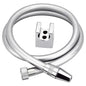 SOPAL Flexible de Toilette ZARZIS Gris argent - Tuyau pour WC 1m - SQES