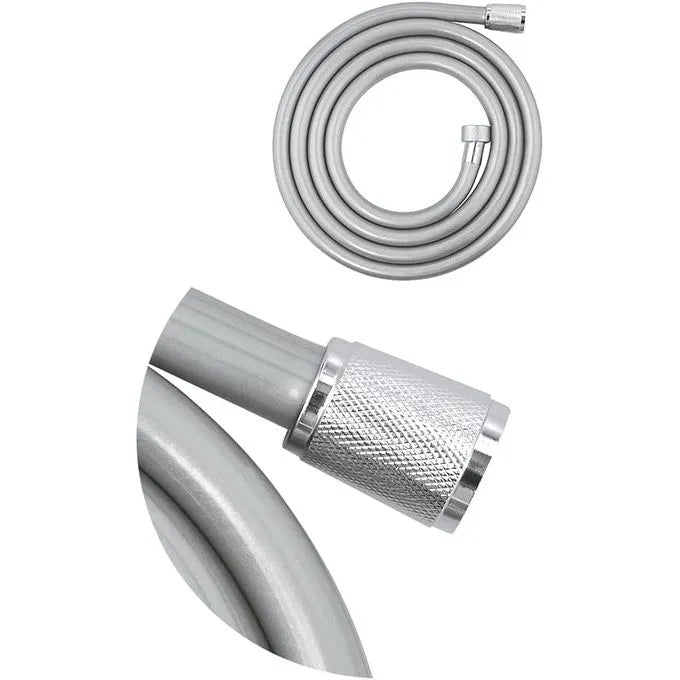 SOPAL Flexible de Toilette ZARZIS Gris argent - Tuyau pour WC 1m - SQES
