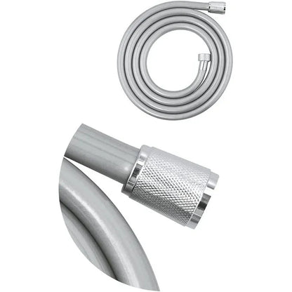 SOPAL Flexible de Toilette ZARZIS Gris argent - Tuyau pour WC 1m - SQES