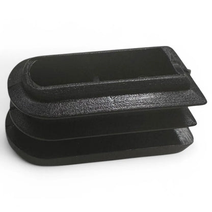 Embout ( Semi Ovale ) pour bouchon de meuble - 20 pcs 40mmx20mm NOIR - SQES