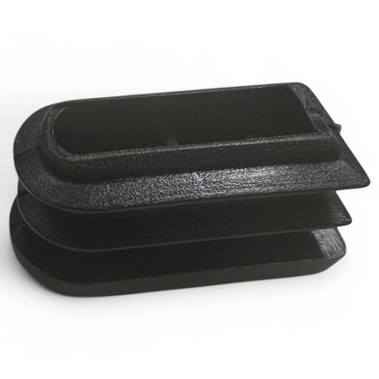Embout ( Semi Ovale ) pour bouchon de meuble - 20 pcs 40mmx20mm NOIR - SQES