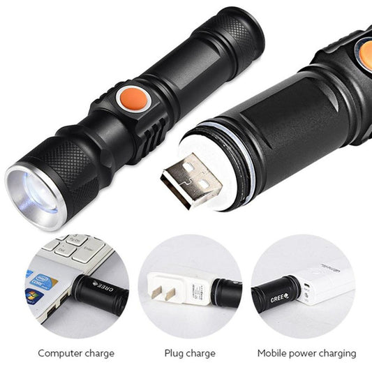 STEG TUNISIE Torche LED Compacte Rechargeable Zoom USB – SQES Tunisie