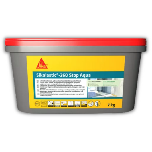 Sikalastic -260 Stop Aqua – Étanchéité Sous Carrelage – 7 KG - SQES
