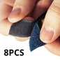 Scratch Autocollant Double Face, 8 patch de 10cm x 2cm Noir - SQES