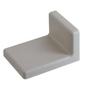 Équerre chaise avec cache Gris 120 mm AYTUG RF3086 – 12 pièces