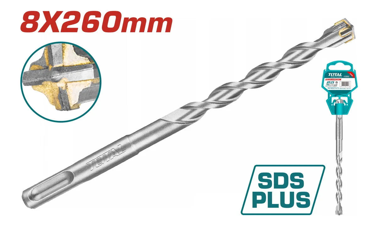 Meche beton - Foret - SDS + 8 mm - SQES