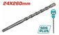 Meche beton - Foret - SDS + 24X260MM - SQES