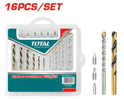 Jeux forets et embouts - 16 pcs - TACsd3165 - SQES
