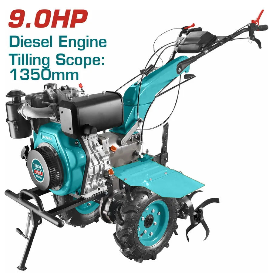 Motobineuse - Motoculteur - Diesel - 9CV - SQES