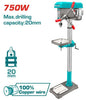 Perceuse à colonne - Outils d'établi - 750W - 20MM - SQES