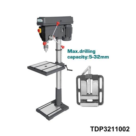 Perceuse à colonne - Outils d'établi - 1100W - 32MM - SQES
