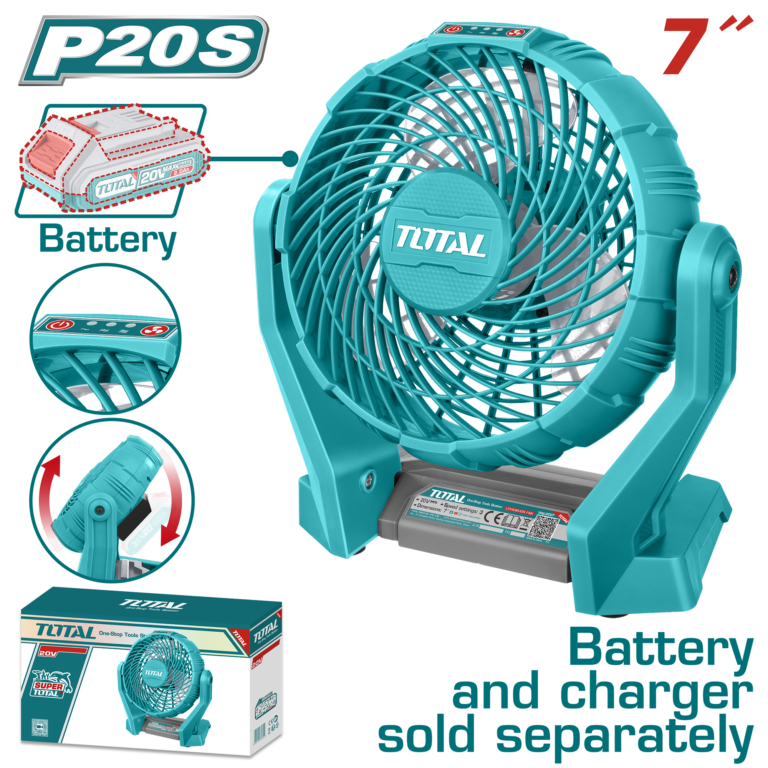Ventilateur sans fil 7” Li-ion 20V – TFALI2007
