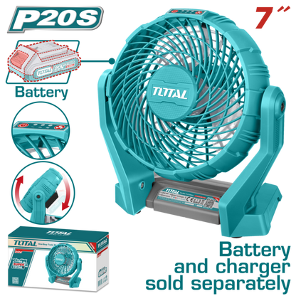 Ventilateur sans fil 7” Li-ion 20V – TFALI2007