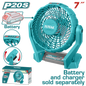 Ventilateur sans fil 7” Li-ion 20V – TFALI2007
