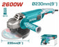 Meule a disque - meuleuse angulaire - 230 - 2600W - SQES