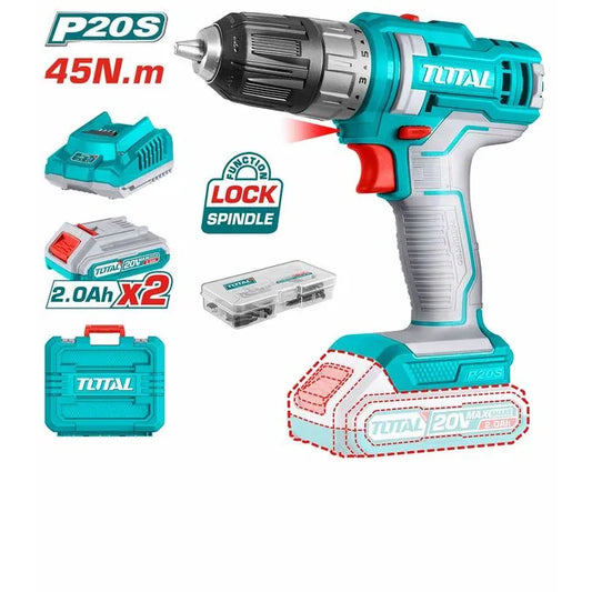 Visseuse Perceuse sans fil - Double batterie - 20V - SQES
