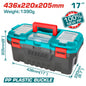 Boite a outils - caisse de rangement plastique - 17" - 43.6cm - SQES