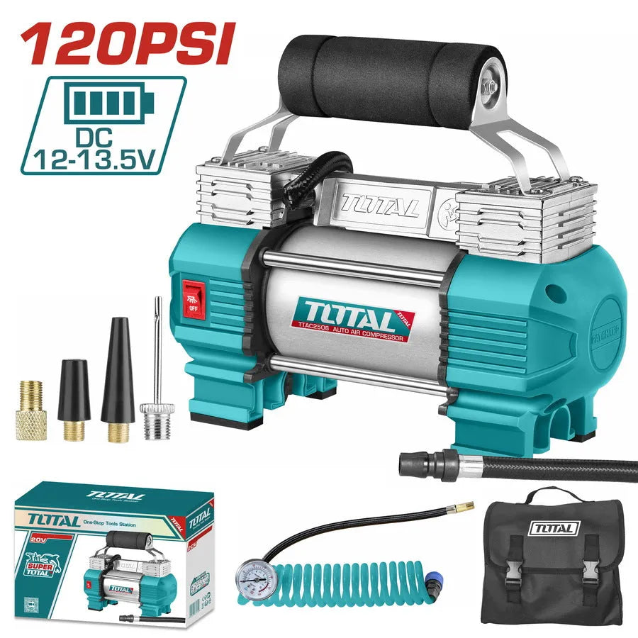 Compresseur d’air - Double Piston - 8 bar - 12V - SQES