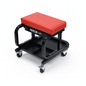 Tabouret d'atelier YATO YT-08791, 150kg 4 roulettes, tiroir rangement, assise vinyle rembourrée