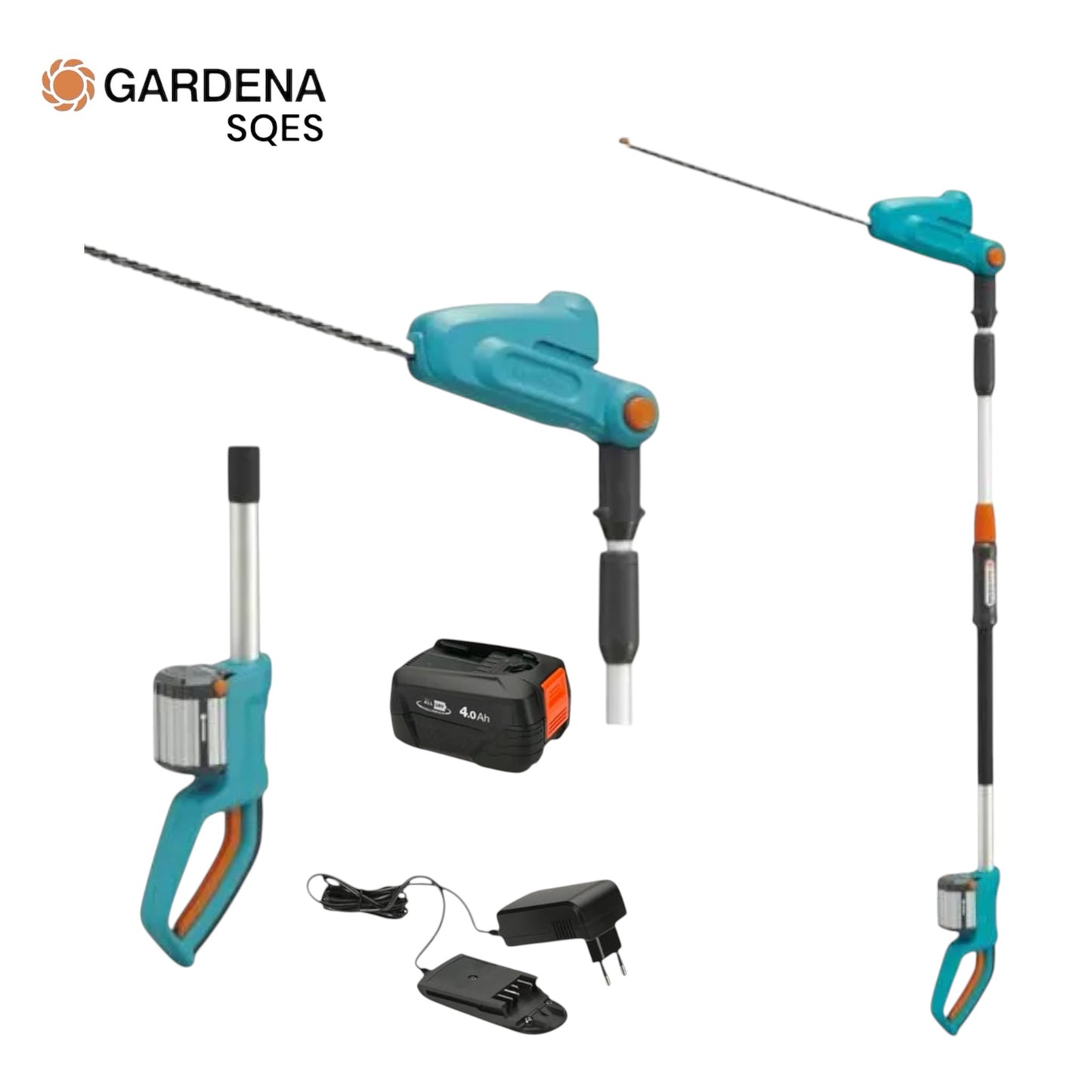 Taille-haie Télescopique THS 42/18V P4A Lame 42cm Batterie 2,5Ah Kit (14732-20) GARDENA
