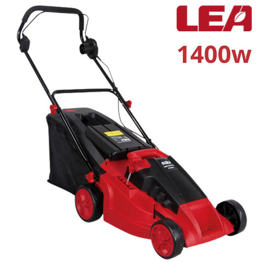 Tondeuse à gazon électrique LEA 1000W coupe 32 cm pour petits jardins – disponible chez SQES Tunisie