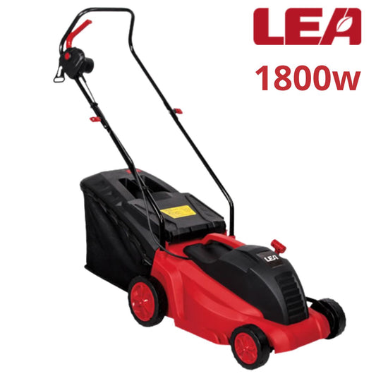 Tondeuse à gazon électrique LEA 1800W coupe 42 cm avec bac collecteur – disponible chez SQES Tunisie