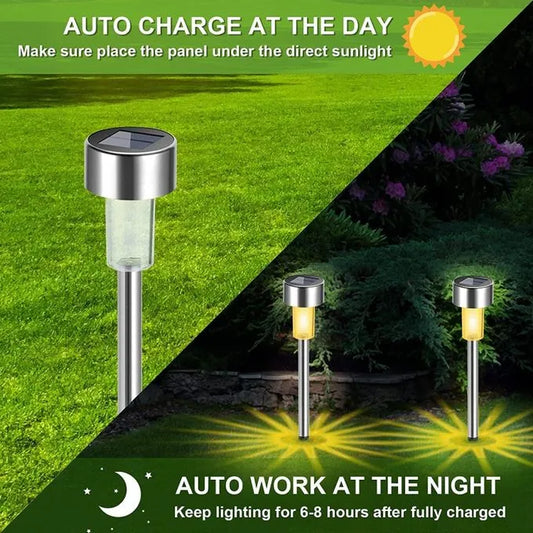 Lampe pour éclairage jardin - Torche Solaire - Borne LED - SQES