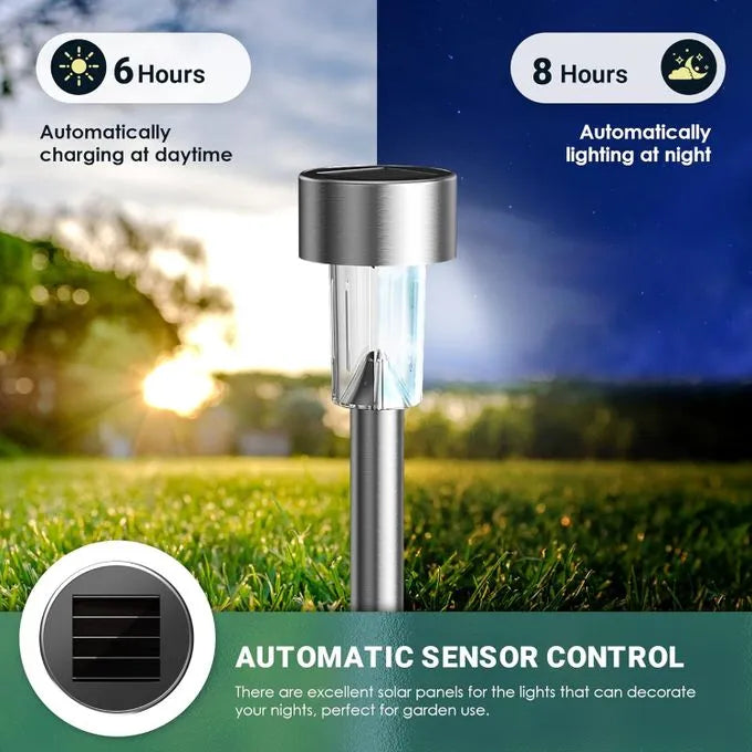 Lampe pour éclairage jardin - Torche Solaire - Borne LED - SQES
