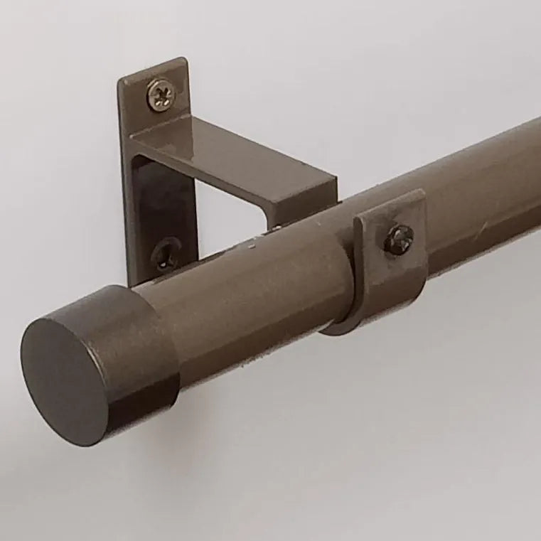 Tringle à rideau avec embouts cylindriques Bronzé - Mhirsi - SQES