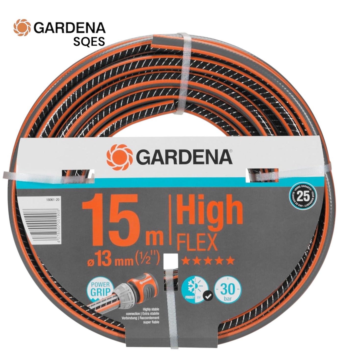 Tuyau d'Arrosage Comfort HighFlex 15 mm (5/8") 25 m GARDENA