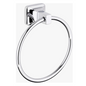 CaMeRo Porte Serviette Anneau UNO Chrome - Accessoire Salle de Bain Design