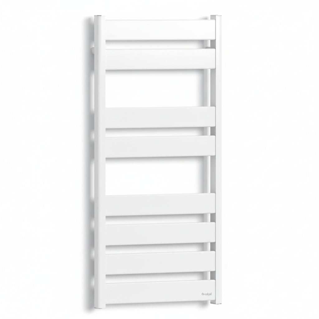 Sèche Serviettes Aluminium Blanc 70cm