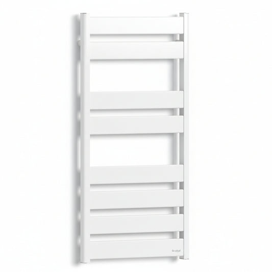 Sèche Serviettes Aluminium Blanc 70cm