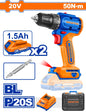 Visseuse Sans Fil 20V – Double Batterie - 50NM - SQES
