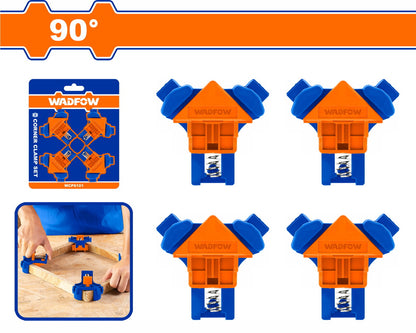 Jeu Pince d'angle - Serre joint 90° - 4 pcs - SQES