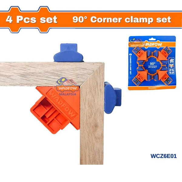 Jeu Pince d'angle - Serre joint 90° - 4 pcs - SQES