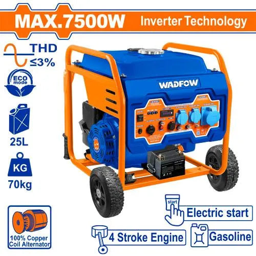 Generateur – Groupe Électrogène - Inverter - 7500 W - SQES