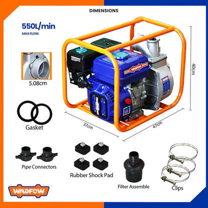 MOTO POMPE - POMPE A EAU - ESSENCE - 2" - 7CV - SQES