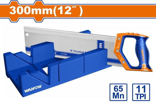 SCIE A DOS AVEC BOITE A ONGLET - 30 CM - SQES