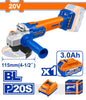 Meuleuse d'Angle - MEULE A DISQUE - Moteur Brushless - Sans Fil 20V - SQES
