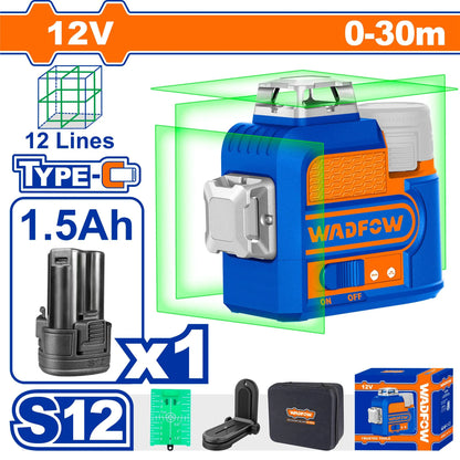 NIVEAU LASER 3D 30M 3 LIGNES - SQES